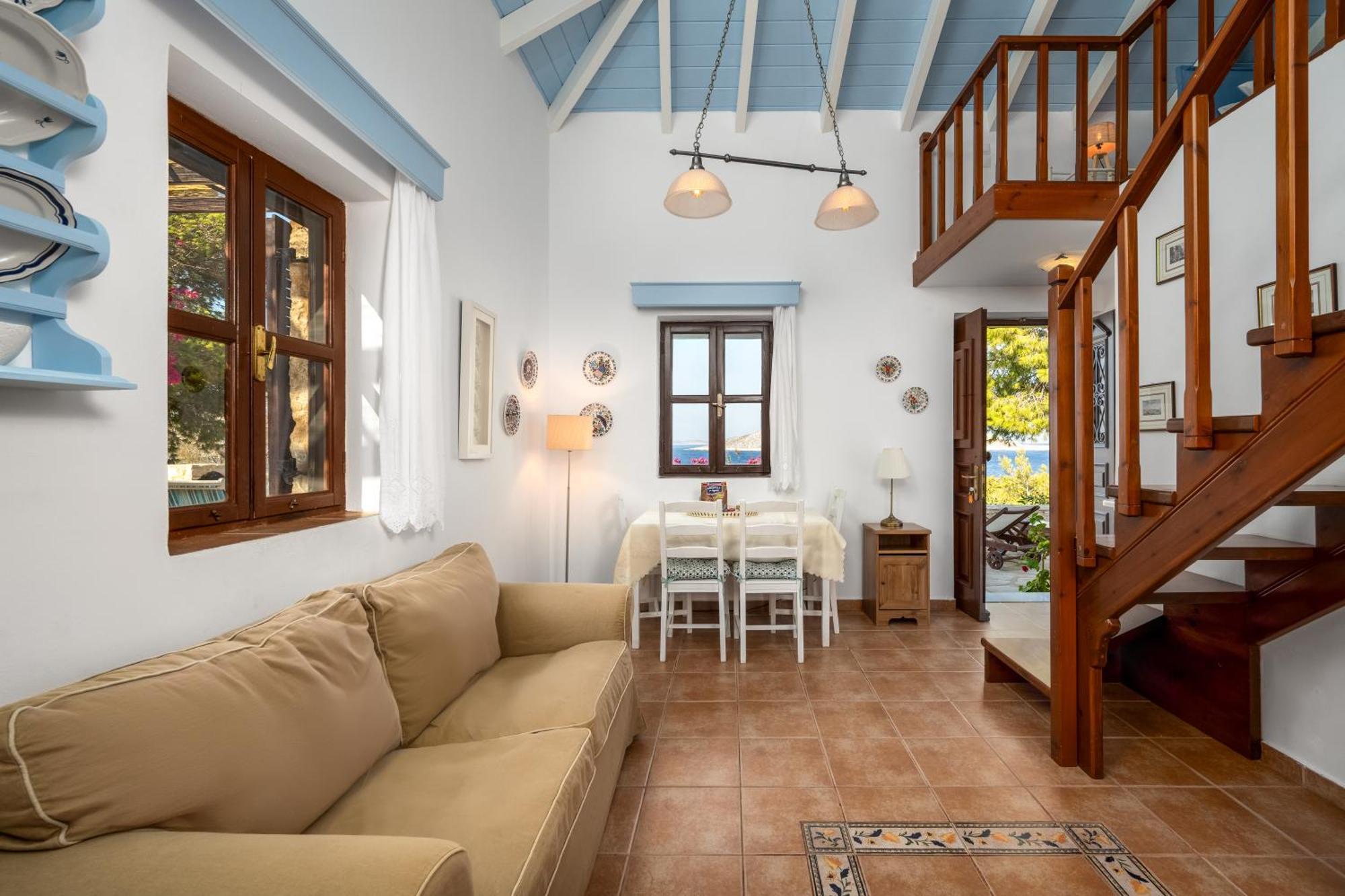 Villa Ftenagia Chalki Town ภายนอก รูปภาพ